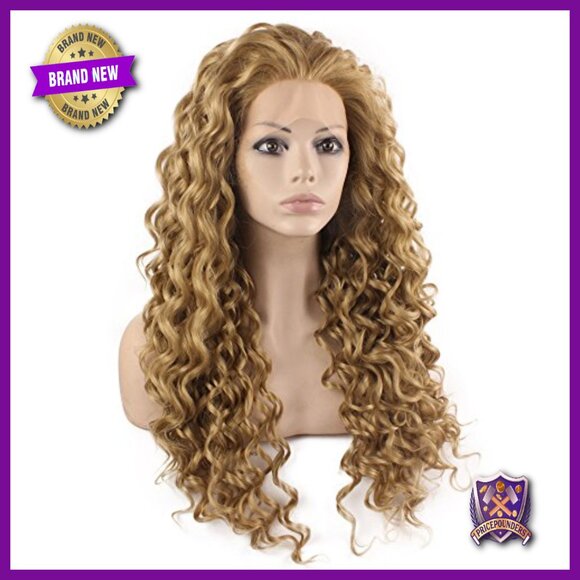 Long Heat Resistant Synthetic Lace Front Wig, 24\